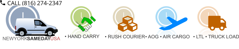 NEWYORK  SAMEDAY USA • HAND CARRY • AOG • AIR CARGO • LTL • TRUCK LOAD • RUSH COURIER